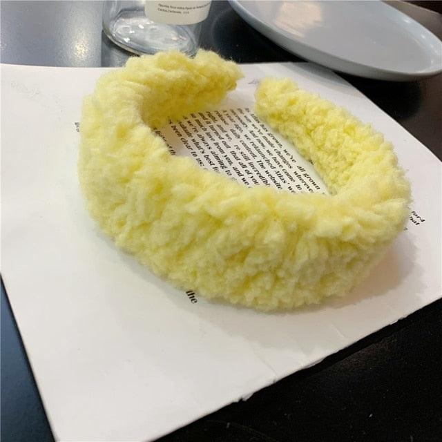 New Gils Cute Plush Bear Rabbit Ears Headband Autumn Winter Head Hoop Cartoon Girls Kid Hairband Headdress Gorgeous Hair Accessories For Women