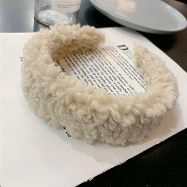 New Gils Cute Plush Bear Rabbit Ears Headband Autumn Winter Head Hoop Cartoon Girls Kid Hairband Headdress Gorgeous Hair Accessories For Women