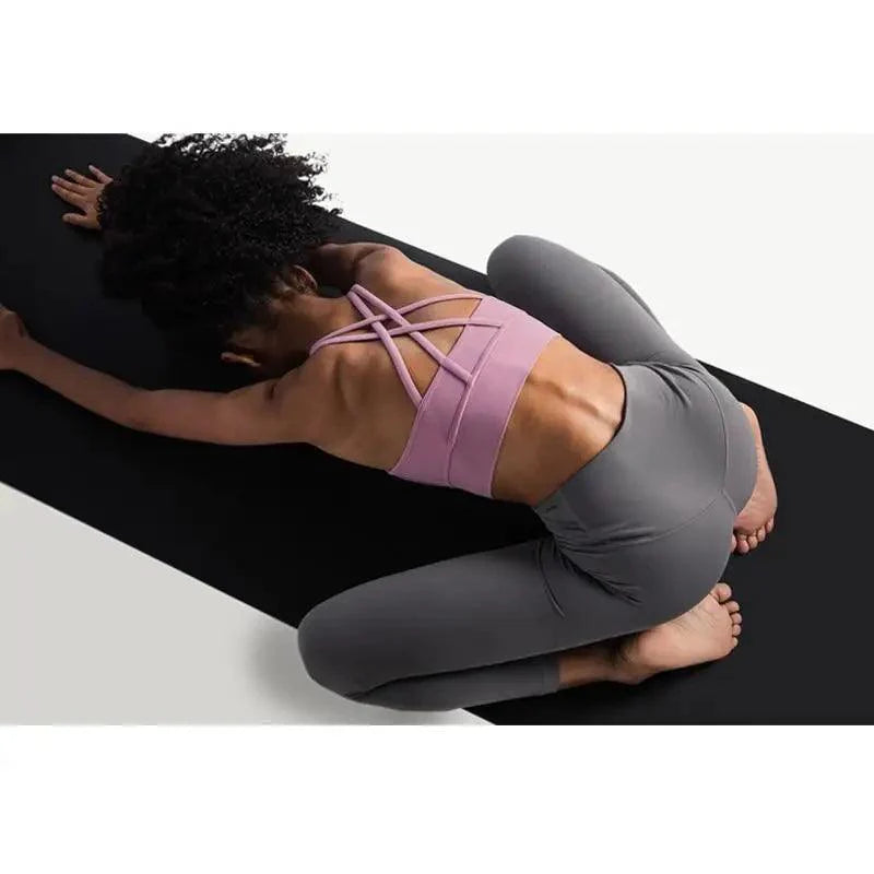 New High Quality Fabric Nylon Breathable Women Yoga Tops Bra Solid Color And Sports Wear Outdoor Exercise Clothes For Ladies