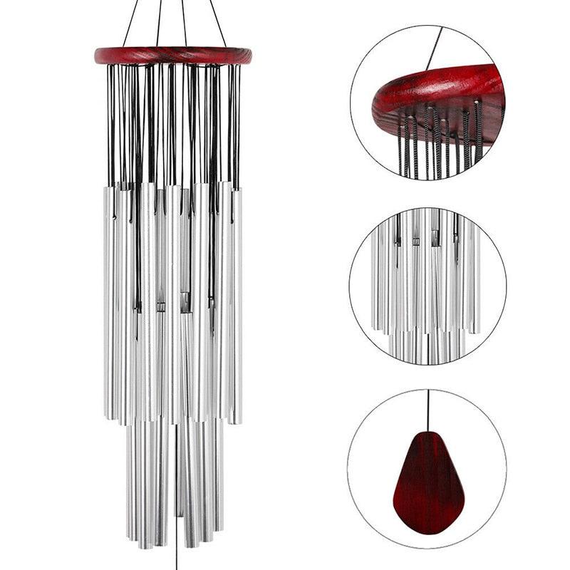 New Hot Wind Chimes Outdoor Large Deep Tone Gift for Home Hanging Ornament Garden Home Mobiles Wind chimes USJ99 Memorial Wind Chimes Large  Hanging Decor And Sympathy Gifts