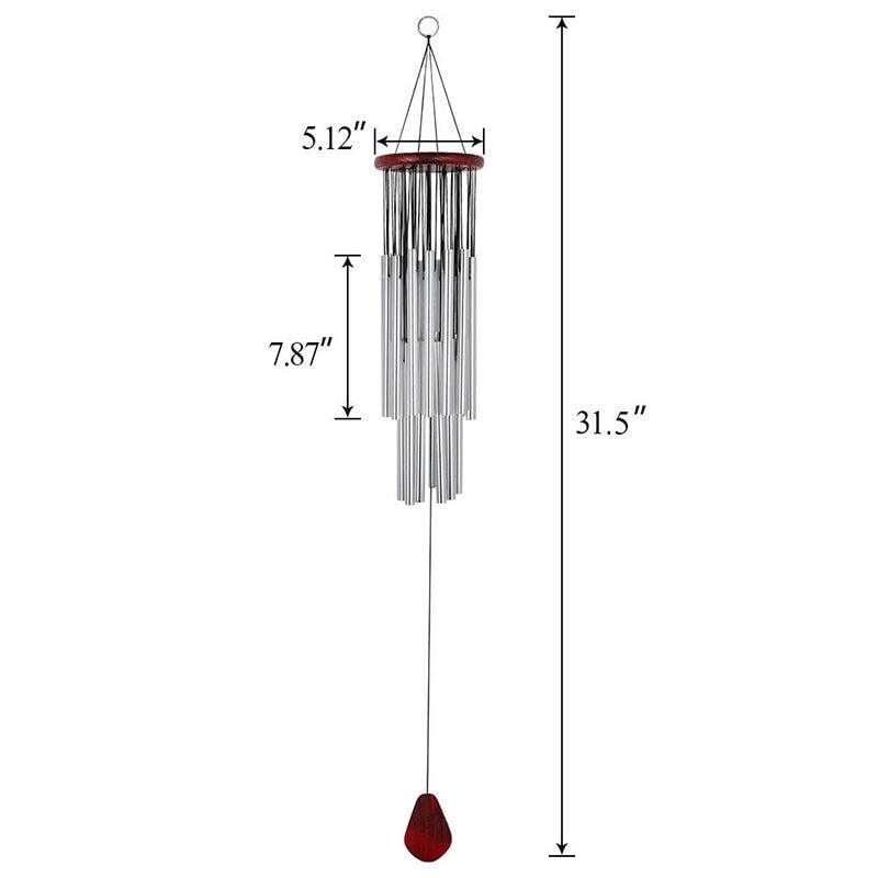 New Hot Wind Chimes Outdoor Large Deep Tone Gift for Home Hanging Ornament Garden Home Mobiles Wind chimes USJ99 Memorial Wind Chimes Large  Hanging Decor And Sympathy Gifts
