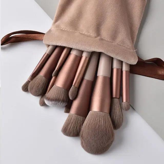 New Incredible 13pcs Professional Makeup Brush Set Soft Fur Beauty Highlighter Powder Foundation Concealer Multifunctional Cosmetic Tool Makeup