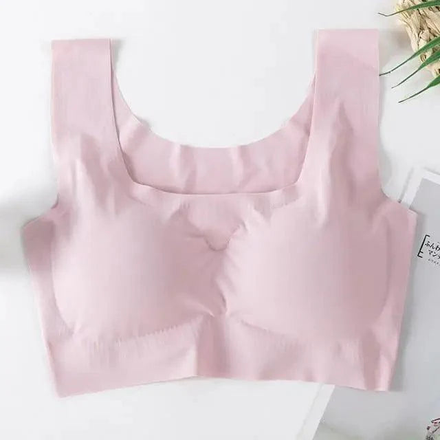 New Incredible Seamless Sports Bra Women's Padded Push Up Sports Yoga Top Shockproof Plus Size Gym Workout Bra U Back Sports Vest