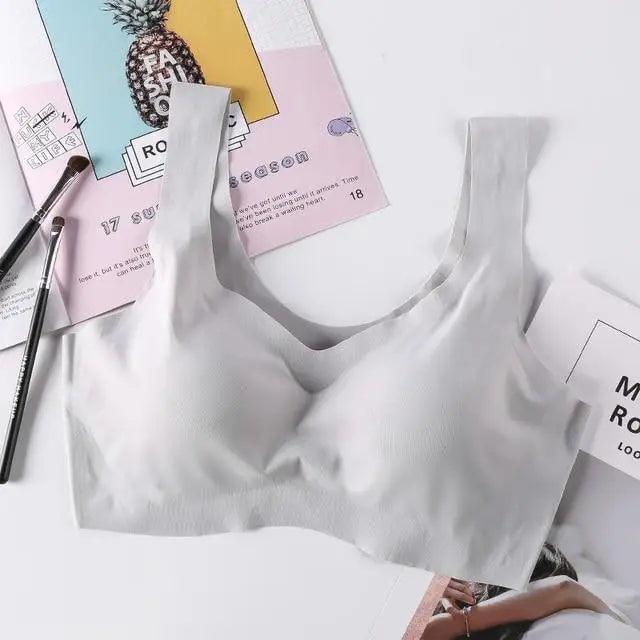 New Incredible Seamless Sports Bra Women's Padded Push Up Sports Yoga Top Shockproof Plus Size Gym Workout Bra U Back Sports Vest