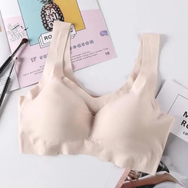 New Incredible Seamless Sports Bra Women's Padded Push Up Sports Yoga Top Shockproof Plus Size Gym Workout Bra U Back Sports Vest