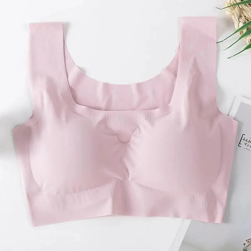 New Incredible Seamless Sports Bra Women's Padded Push Up Sports Yoga Top Shockproof Plus Size Gym Workout Bra U Back Sports Vest