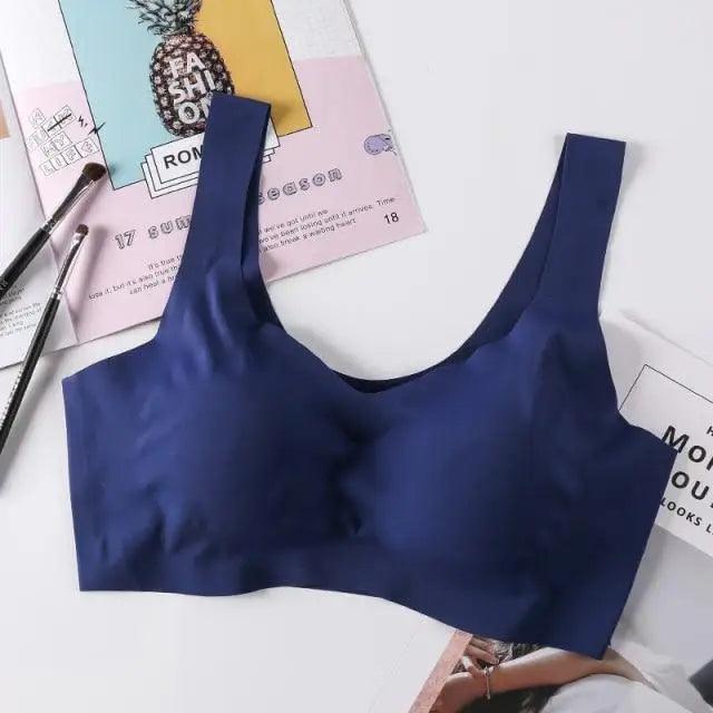 New Incredible Seamless Sports Bra Women's Padded Push Up Sports Yoga Top Shockproof Plus Size Gym Workout Bra U Back Sports Vest