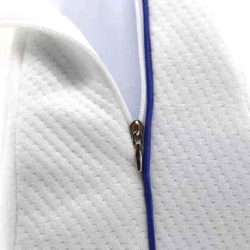 New Memory Cotton Leg Pillow Sleeping Orthopedic Sciatica Back Hip Body Joint Pain Relief Thigh Orthopedic Knee Pillow for Sciatica Relief  Back Pain  Leg Pain  Pregnancy Hip Joint Pain Leg Pad Cushion Home Memory Foam