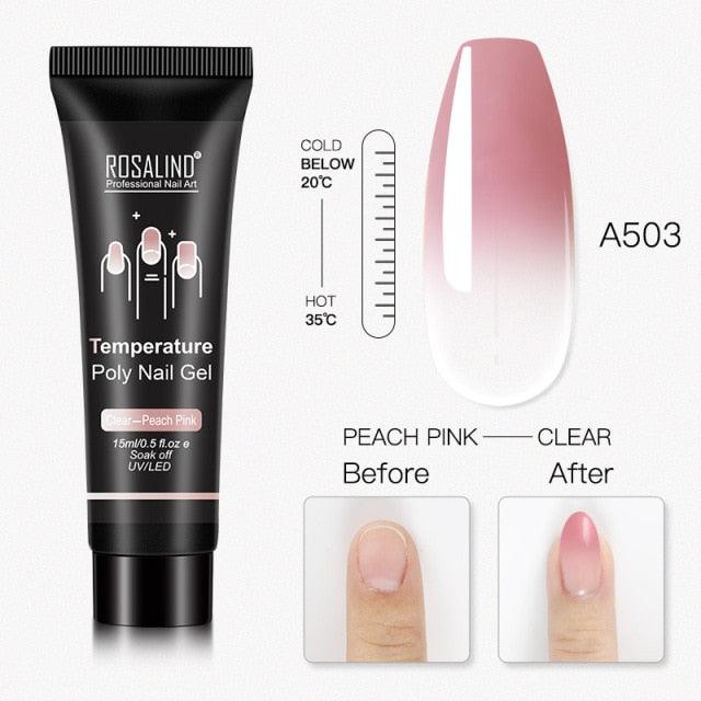 New Popular Nail Polish Gel 15ml UV Nail Extension Gel Permanent Nail Art Manicure Design Fashion Gel For Womens