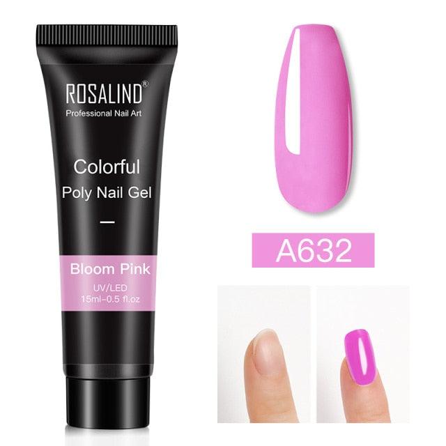 New Popular Nail Polish Gel 15ml UV Nail Extension Gel Permanent Nail Art Manicure Design Fashion Gel For Womens