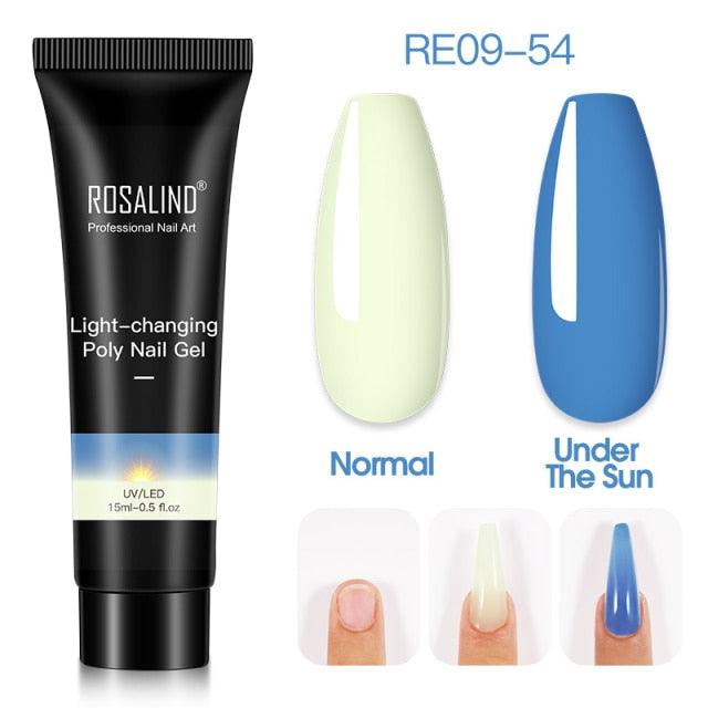 New Popular Nail Polish Gel 15ml UV Nail Extension Gel Permanent Nail Art Manicure Design Fashion Gel For Womens