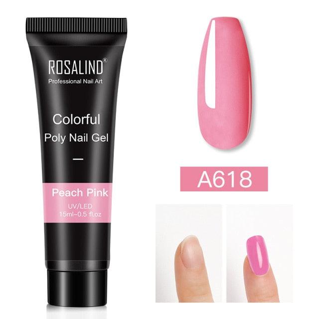 New Popular Nail Polish Gel 15ml UV Nail Extension Gel Permanent Nail Art Manicure Design Fashion Gel For Womens