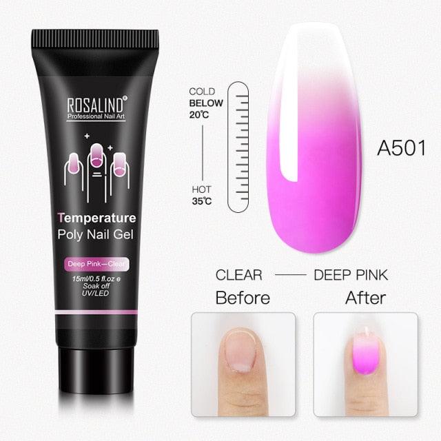 New Popular Nail Polish Gel 15ml UV Nail Extension Gel Permanent Nail Art Manicure Design Fashion Gel For Womens