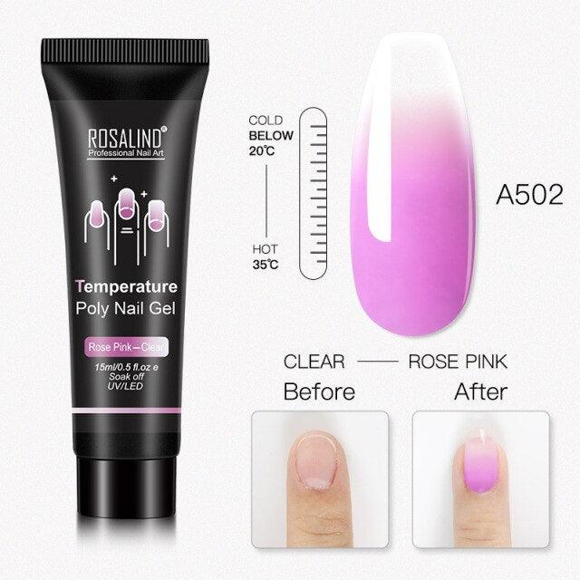 New Popular Nail Polish Gel 15ml UV Nail Extension Gel Permanent Nail Art Manicure Design Fashion Gel For Womens