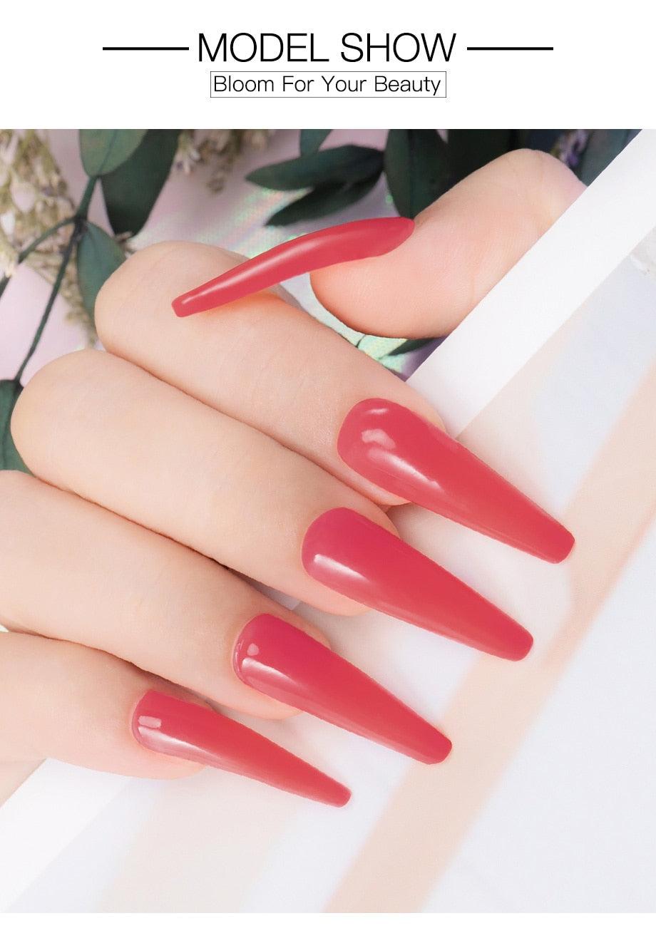 New Popular Nail Polish Gel 15ml UV Nail Extension Gel Permanent Nail Art Manicure Design Fashion Gel For Womens