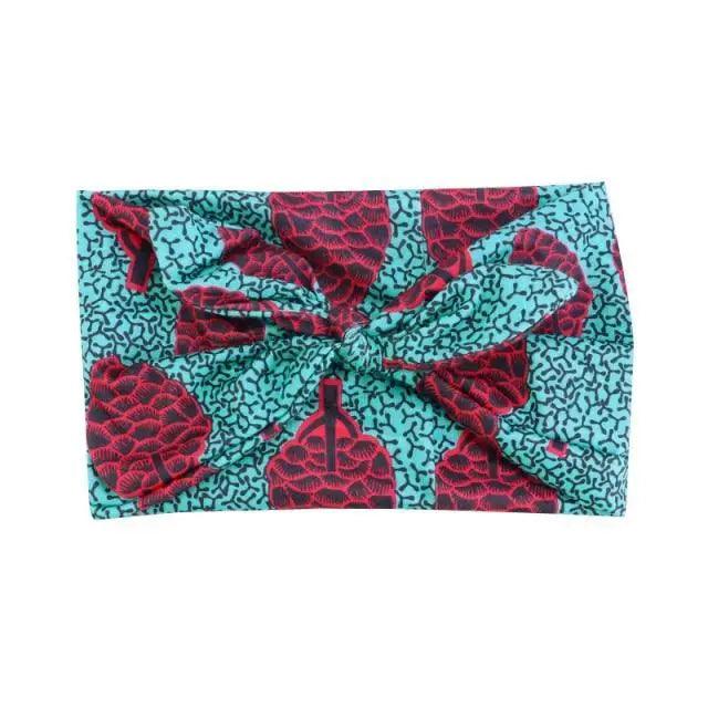 New Vintage African Print Stretch Bandana Head Wrap Long Scarf satin Floral Women Party Turban Headwear Cap Hair Accessories