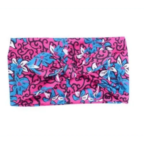 New Vintage African Print Stretch Bandana Head Wrap Long Scarf satin Floral Women Party Turban Headwear Cap Hair Accessories