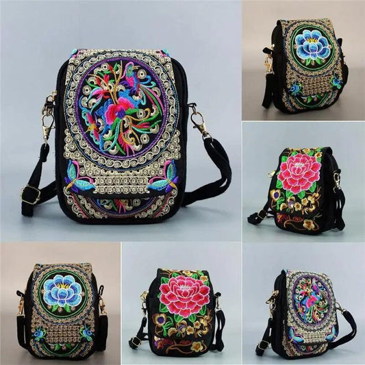 New Vintage Handmade Women Mini Crossbody Bag Pouch, Small Handbag Coin Purse, Style For Ladies