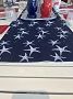 Navy Starfish Table Runner – Nautical Coastal Table Decor