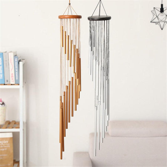 Outdoor Large Wind Chimes 90cm 18 Tubes Wind Chimes Metal Wind Bells Garden Patio Outdoor Homemade Wall Hanging Home Yard Room Decor Gift Wall Hanging Ornaments