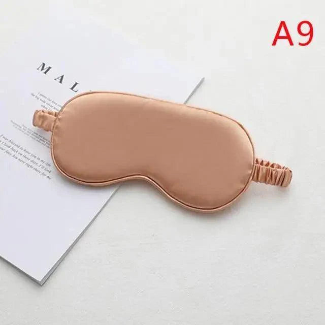 Portable Sleeping Eye Mask Cover Eye Patch Smooth Blindfold Rest Relax Eye Cover Soft And Comfortable Night Blindfold For Women