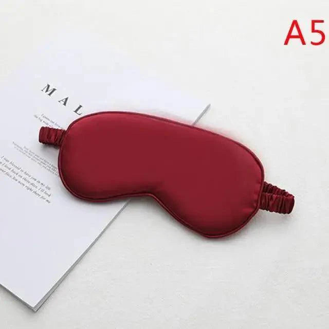Portable Sleeping Eye Mask Cover Eye Patch Smooth Blindfold Rest Relax Eye Cover Soft And Comfortable Night Blindfold For Women