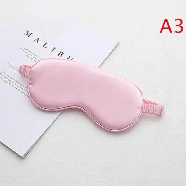 Portable Sleeping Eye Mask Cover Eye Patch Smooth Blindfold Rest Relax Eye Cover Soft And Comfortable Night Blindfold For Women