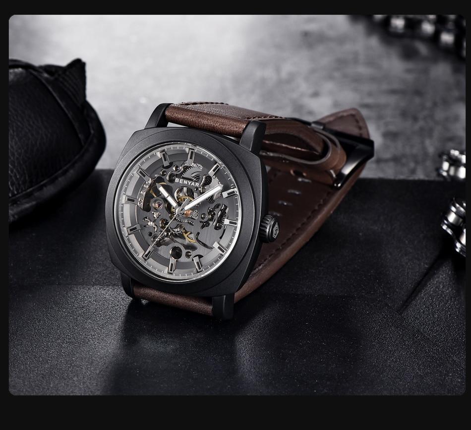 Mechanical Men's Business Watches Top Luxury Automatic Watch Men Waterproof Sport High Quality Simple Wrist Watches