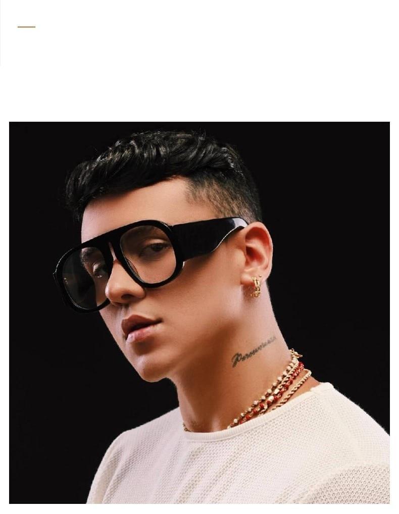 Fashionable & Luxury Round Shape Sunglasses For Men & Women & Designer Oversized & Attractive Personality Colorful Frames Unique Glasses In Retro Style Sunglasses