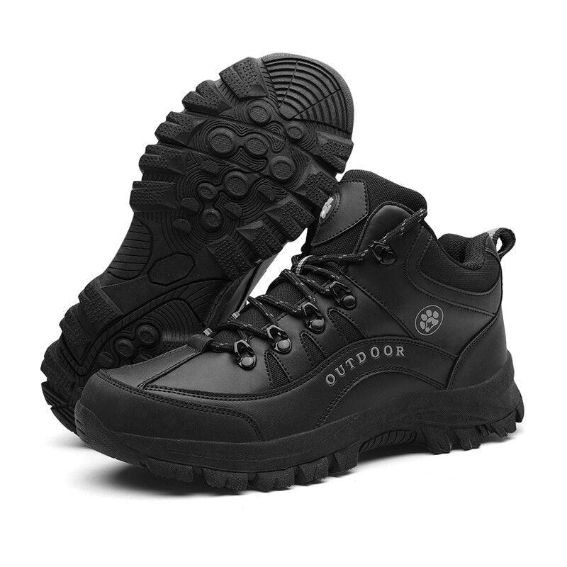 Men's Shoes Sports Outdoor Hiking Shoes Training Men's Boots Waterproof Outdoor Snow Durable Boots Winter Tactical Workout Shoes For Camping Walking