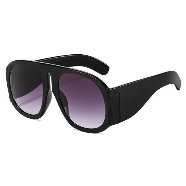 Fashionable & Luxury Round Shape Sunglasses For Men & Women & Designer Oversized & Attractive Personality Colorful Frames Unique Glasses In Retro Style Sunglasses
