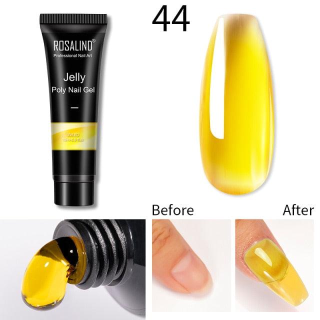 New Popular Nail Polish Gel 15ml UV Nail Extension Gel Permanent Nail Art Manicure Design Fashion Gel For Womens