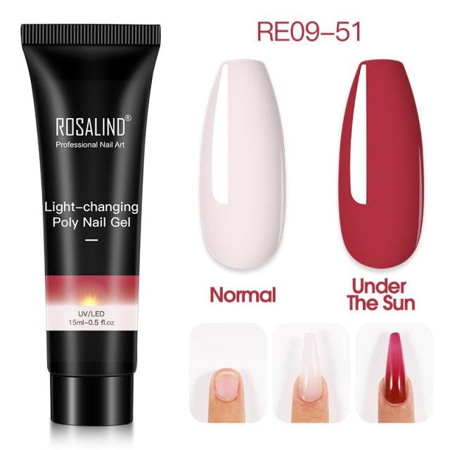 New Popular Nail Polish Gel 15ml UV Nail Extension Gel Permanent Nail Art Manicure Design Fashion Gel For Womens