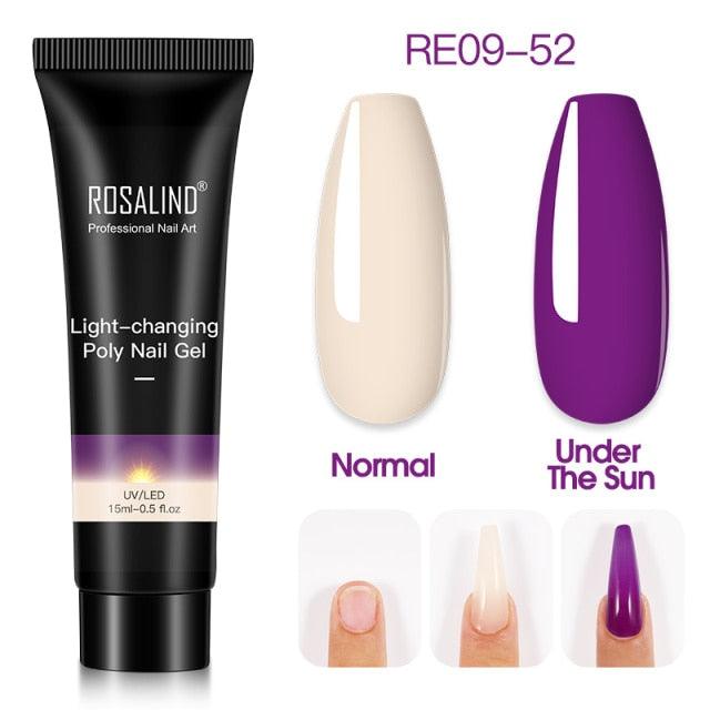 New Popular Nail Polish Gel 15ml UV Nail Extension Gel Permanent Nail Art Manicure Design Fashion Gel For Womens