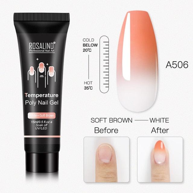 New Popular Nail Polish Gel 15ml UV Nail Extension Gel Permanent Nail Art Manicure Design Fashion Gel For Womens