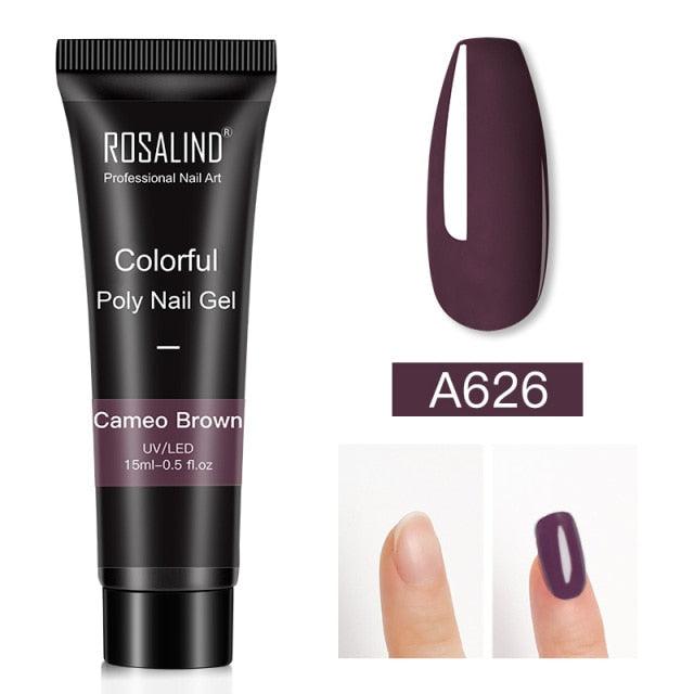 New Popular Nail Polish Gel 15ml UV Nail Extension Gel Permanent Nail Art Manicure Design Fashion Gel For Womens