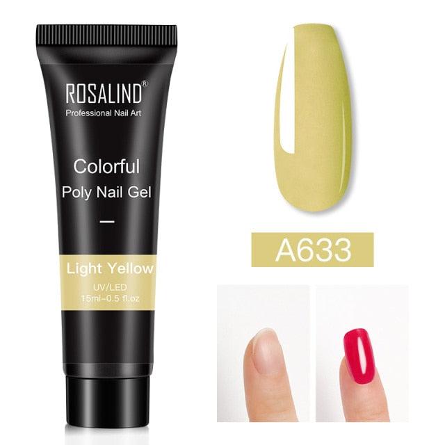 New Popular Nail Polish Gel 15ml UV Nail Extension Gel Permanent Nail Art Manicure Design Fashion Gel For Womens