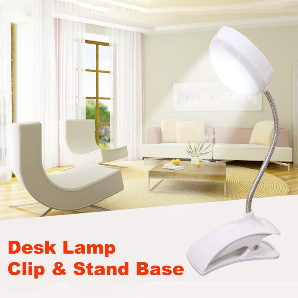 Bright LED Table Lamp Study Desk Reading Book Lamp Eye-care Bedside Bedroom Battery Desk Light For Student Office LED Stand Decorative Table Lamp Cute Study Lamps for Bedroom Décor