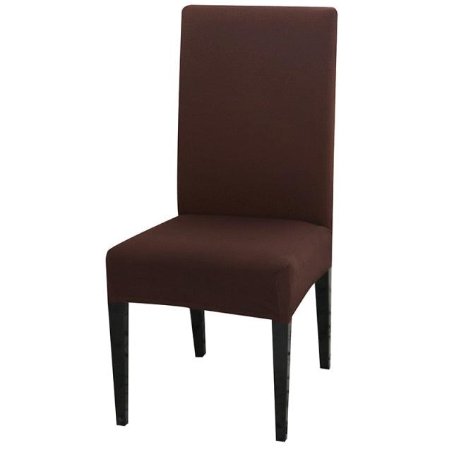 Solid Color Chair Cover Stretch Spandex Seat Cover For Office Wedding Banquet Hotel Home Chair Covers Banquet Chair Seat Protector Slipcover For Home Party Hotel Wedding Ceremony