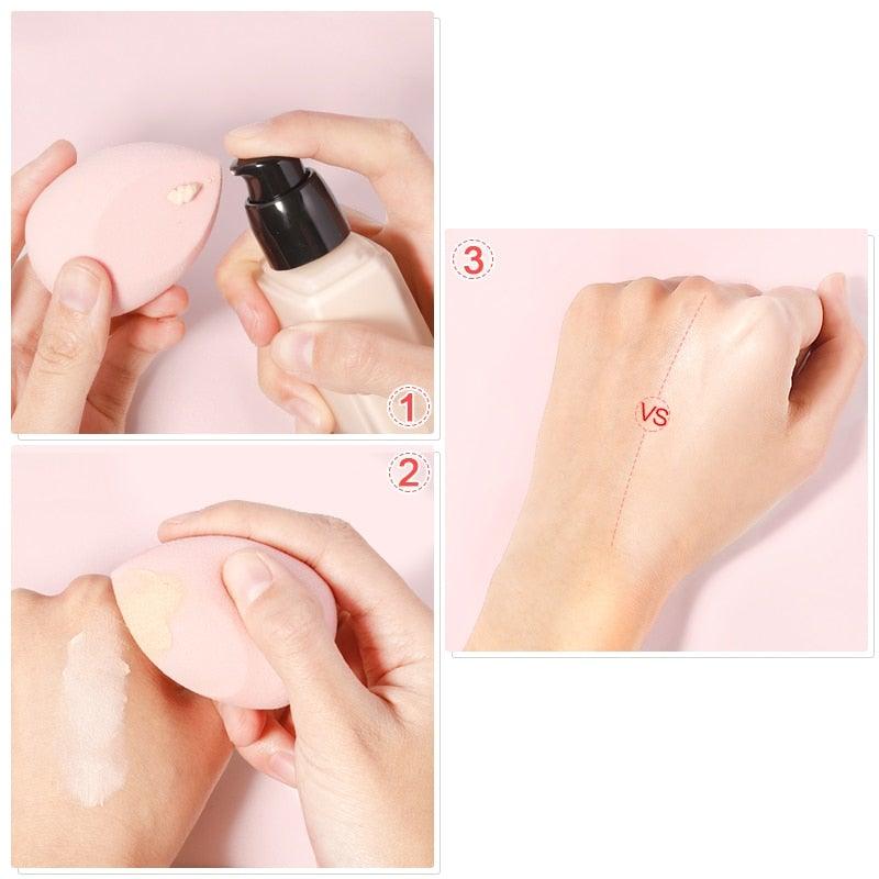 Professional Makeup Sponge Different Soft Shape Concealer Sponge Mix Powder Cosmetic Puff Make Up Colorful Sylish