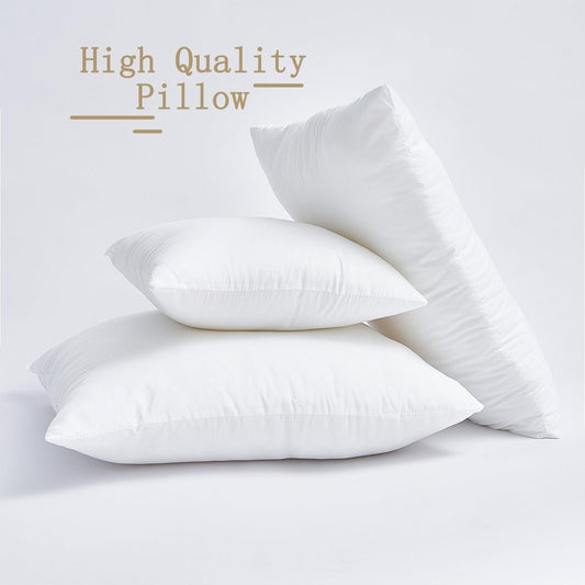 Pure Color Pillow Cushion Core Pillow Inner PP Cotton Filler Cushion Filling Home Supplies Bed Pillows Orthopedic Sleeping Cloud Pillow for Sleeping Neck Support Pillows Super Soft Pillow Seating Cushion Cute Room Decor for Girls Teens Tweens & Toddlers