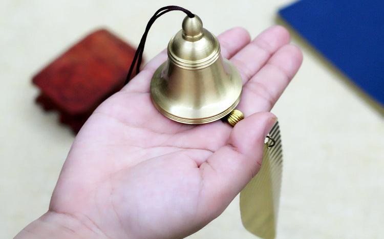 Pure Copper Wind Chimes Ornaments Exquisite Hanging Harmony Bells Garden Rustic Relaxing Tranquil Wind Chimes Japanese Home Balcony Bedroom Wind Chimes Car Pendant Birthday Gift Supplies