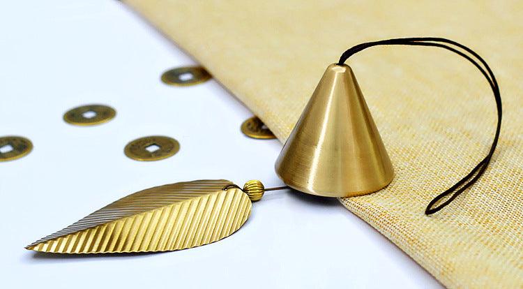 Pure Copper Wind Chimes Ornaments Exquisite Hanging Harmony Bells Garden Rustic Relaxing Tranquil Wind Chimes Japanese Home Balcony Bedroom Wind Chimes Car Pendant Birthday Gift Supplies