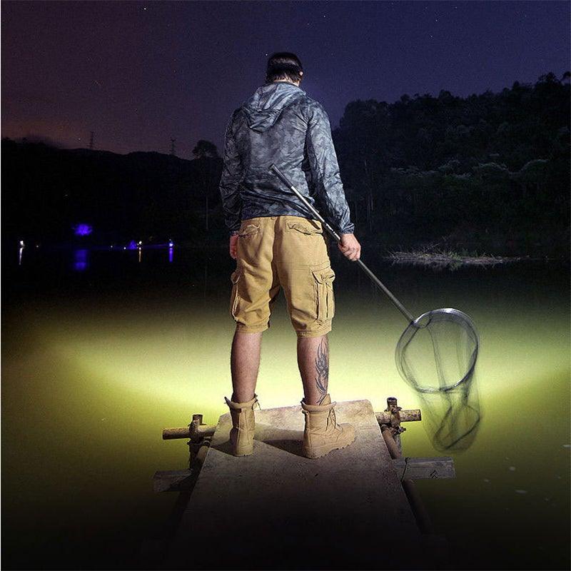 Rechargeable Adjustable  USB 5LED Headlamp with High Lumen Handsfree Waterproof Portable Ability Focusing Ring Headlight Flashlight  Torchlight For Outdoor  Camping Hiking Running Headlight