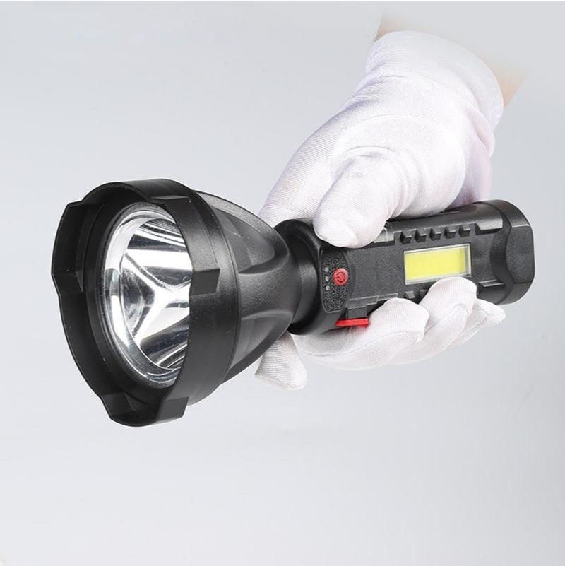 Rechargeable Adjustable USB LED Portable Rotary High Lumen Zoombale Super Strong Flashlight  Ultra-bright For Long-range  Outdoor  Camping Fishing Hiking Riding Walking Jogging Flashlight