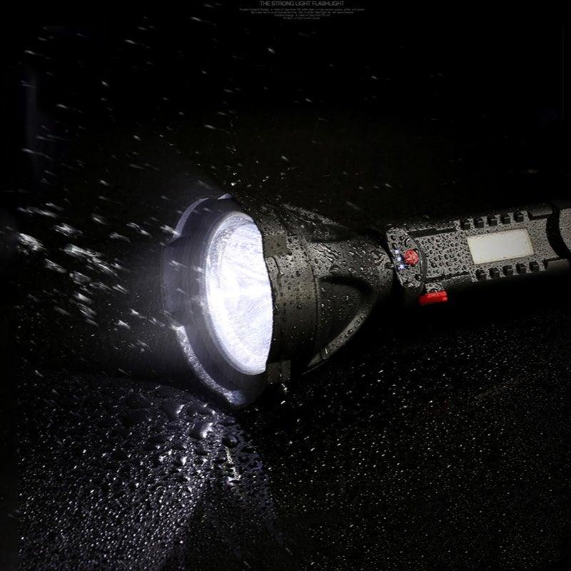 Rechargeable Adjustable USB LED Portable Rotary High Lumen Zoombale Super Strong Flashlight  Ultra-bright For Long-range  Outdoor  Camping Fishing Hiking Riding Walking Jogging Flashlight