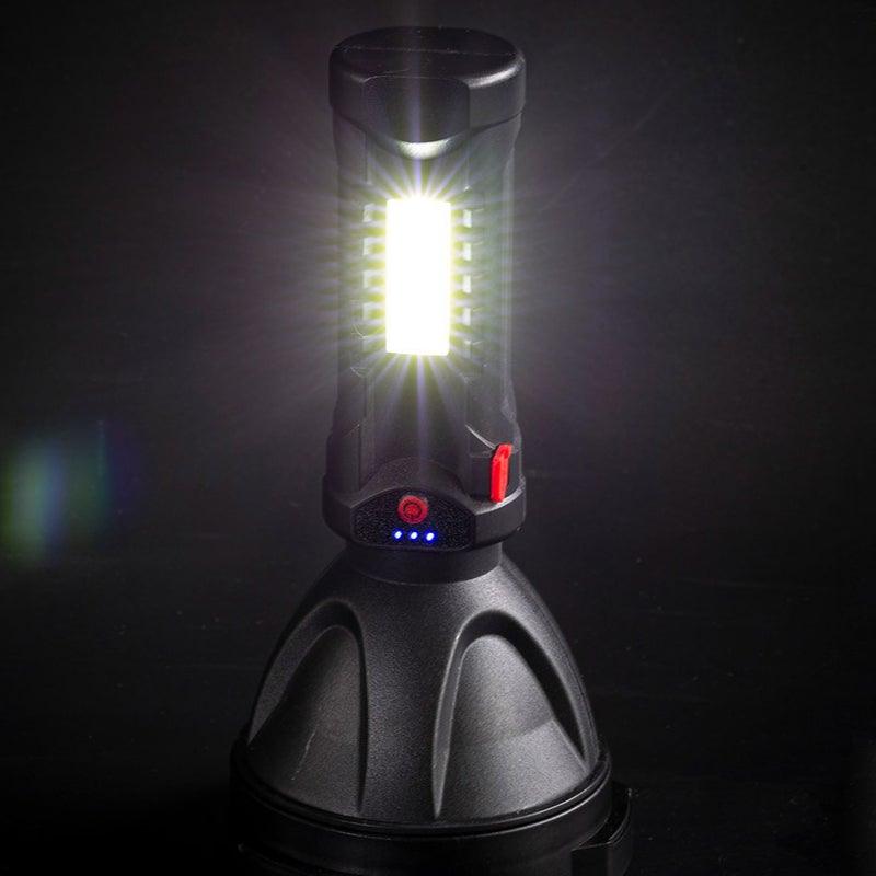 Rechargeable Adjustable USB LED Portable Rotary High Lumen Zoombale Super Strong Flashlight  Ultra-bright For Long-range  Outdoor  Camping Fishing Hiking Riding Walking Jogging Flashlight