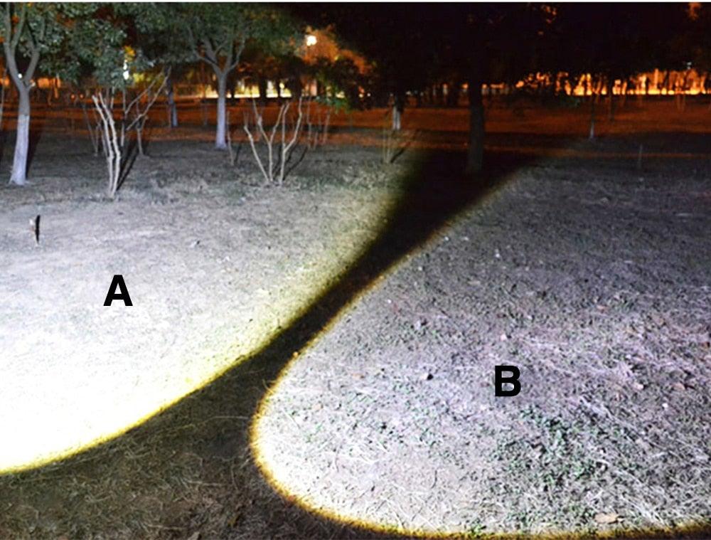 Rechargeable Adjustable Zoomable Waterproof LED Flashlight Super bright LED Tactical Torch Flashlight For Night Riding Camping Hiking Hunting & Indoor Activities