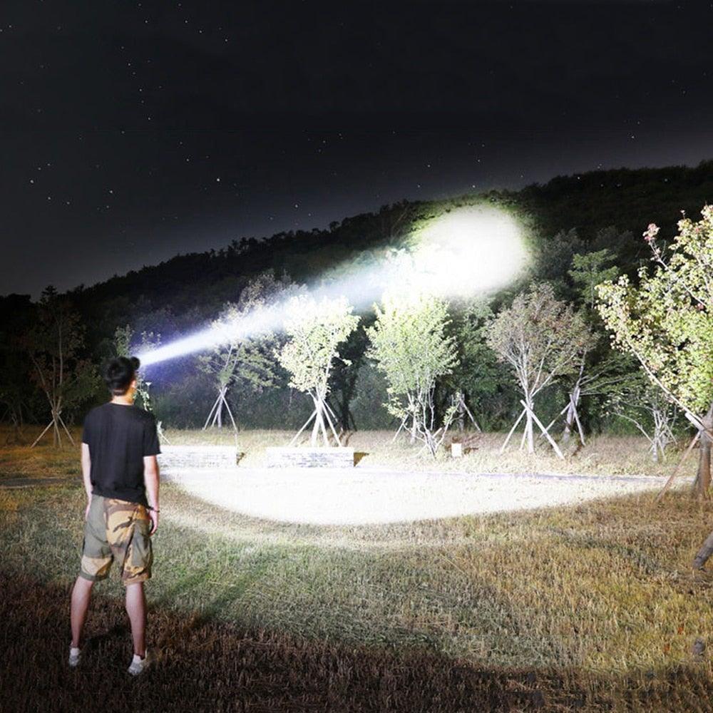 Rechargeable Super Bright High Lumen  Strong Light LED Head-Mounted Headlamp Waterproof Long-Range Flashlight For Outdoor Camping Household Riding  Night Fishing Headlight