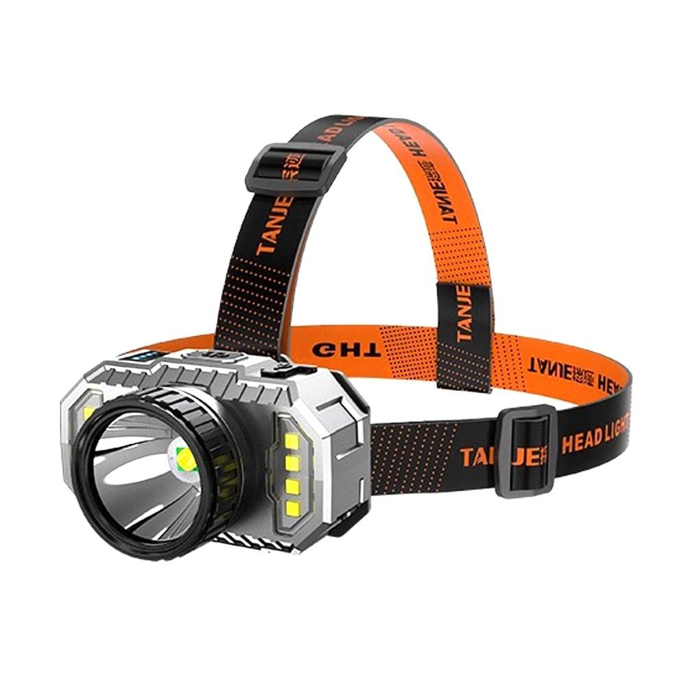 Rechargeable Super Bright High Lumen  Strong Light LED Head-Mounted Headlamp Waterproof Long-Range Flashlight For Outdoor Camping Household Riding  Night Fishing Headlight